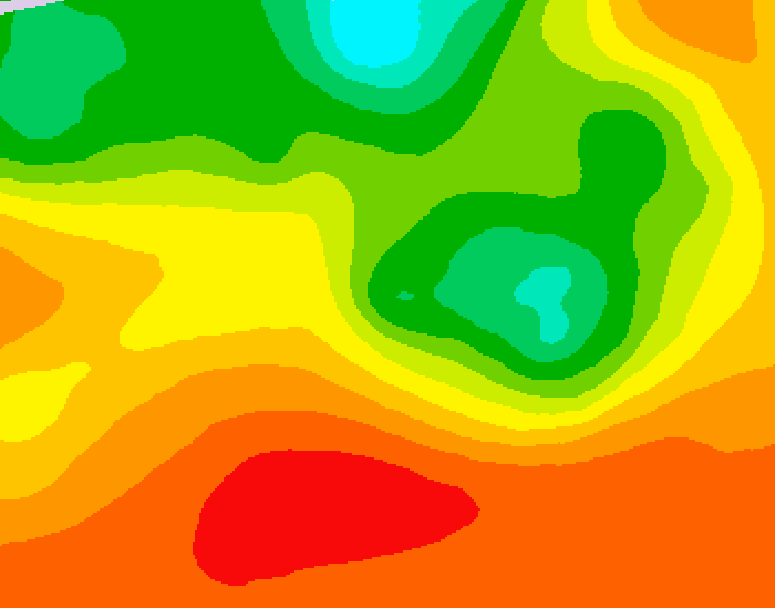GDPS 500 millibar geopotential height 120 hour forecast chart for Canada based on 2026/07/10 1200Z data