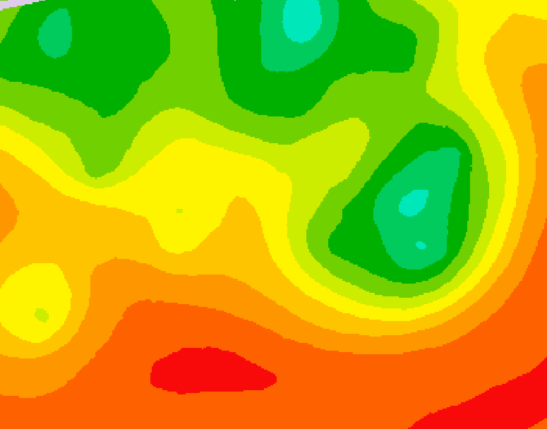 GDPS 500 millibar geopotential height 156 hour forecast chart for Canada based on 2026/07/10 1200Z data
