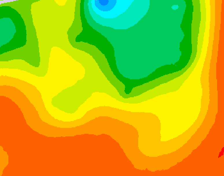GDPS 500 millibar geopotential height 228 hour forecast chart for Canada based on 2026/07/10 1200Z data