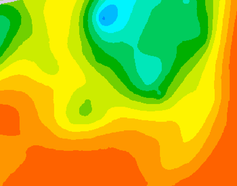 GDPS 500 millibar geopotential height 240 hour forecast chart for Canada based on 2026/07/10 1200Z data