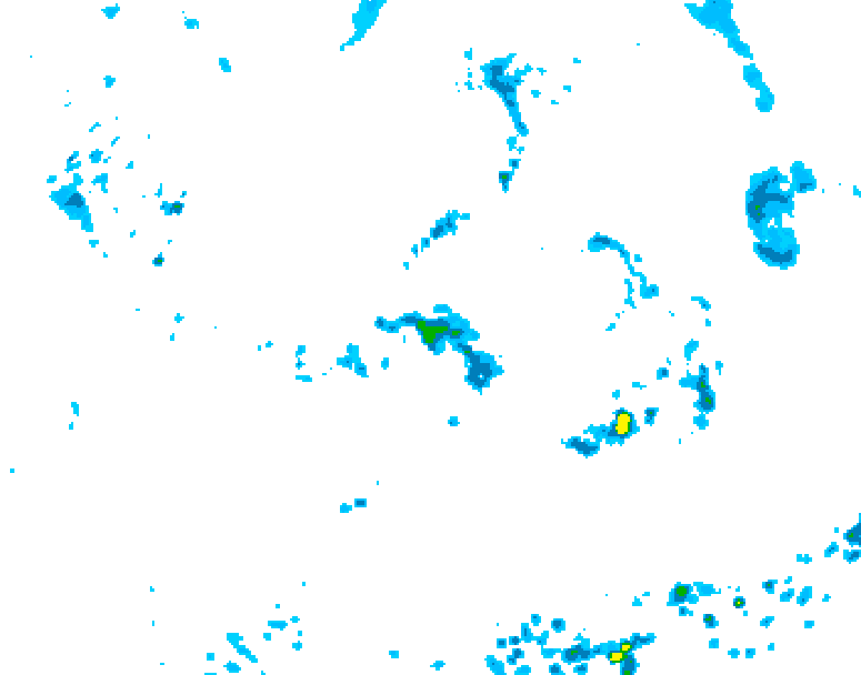 GDPS precipitation 096 hour forecast chart for Canada based on 2026/07/10 0000Z data