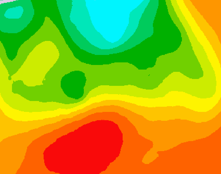 GDPS 500 millibar geopotential height 054 hour forecast chart for Canada based on 2026/07/11 0000Z data