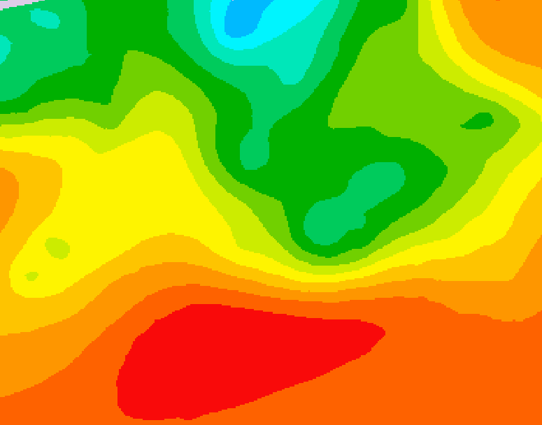 GDPS 500 millibar geopotential height 090 hour forecast chart for Canada based on 2026/07/11 0000Z data