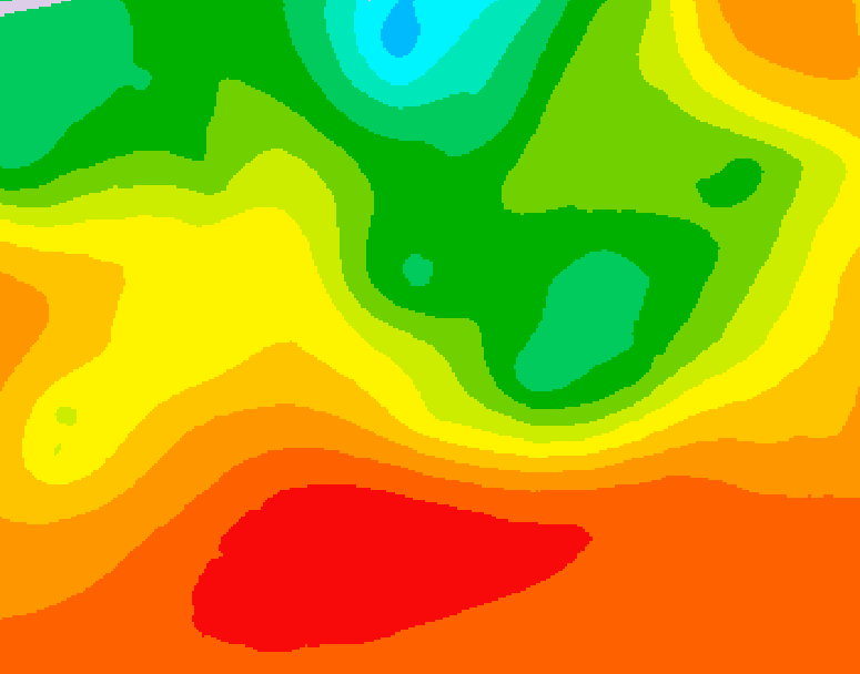 GDPS 500 millibar geopotential height 096 hour forecast chart for Canada based on 2026/07/11 0000Z data