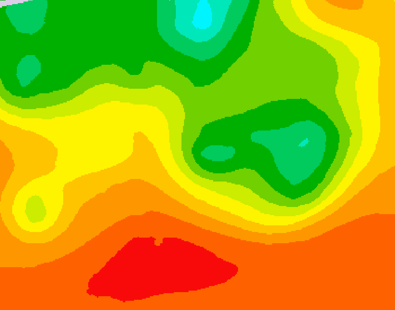 GDPS 500 millibar geopotential height 114 hour forecast chart for Canada based on 2026/07/11 0000Z data