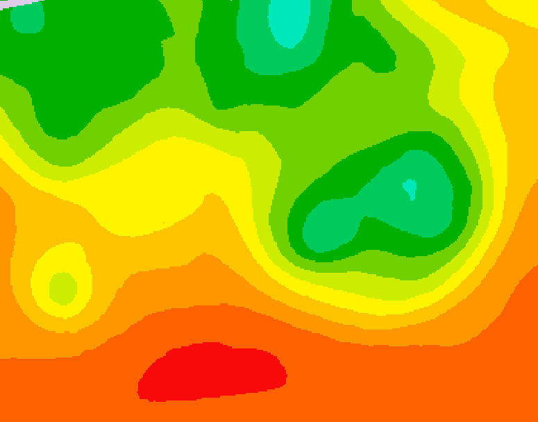 GDPS 500 millibar geopotential height 126 hour forecast chart for Canada based on 2026/07/11 0000Z data