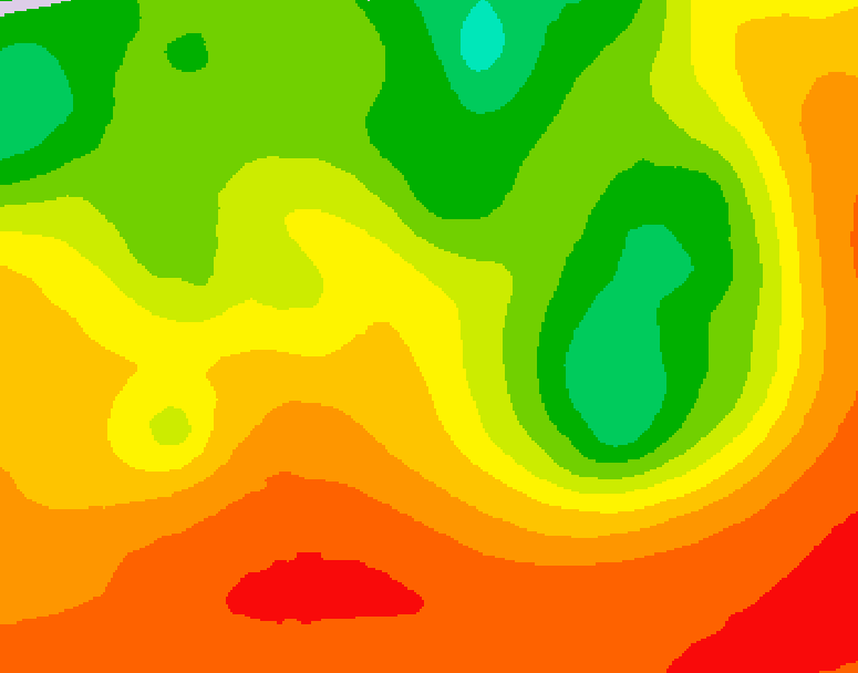 GDPS 500 millibar geopotential height 150 hour forecast chart for Canada based on 2026/07/11 0000Z data