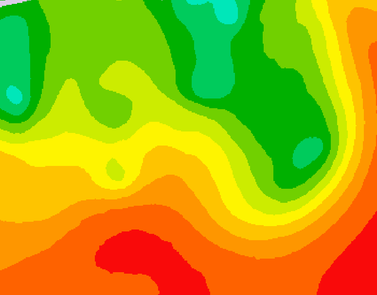 GDPS 500 millibar geopotential height 174 hour forecast chart for Canada based on 2026/07/11 0000Z data