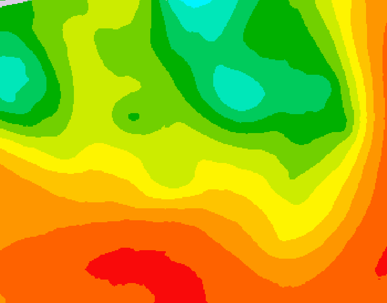 GDPS 500 millibar geopotential height 198 hour forecast chart for Canada based on 2026/07/11 0000Z data