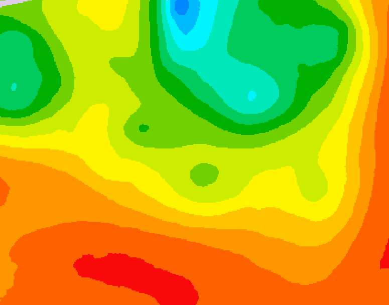 GDPS 500 millibar geopotential height 216 hour forecast chart for Canada based on 2026/07/11 0000Z data