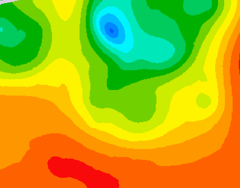 GDPS 500 millibar geopotential height 234 hour forecast chart for Canada based on 2026/07/11 0000Z data