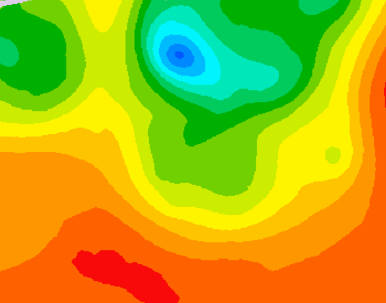 GDPS 500 millibar geopotential height 240 hour forecast chart for Canada based on 2026/07/11 0000Z data