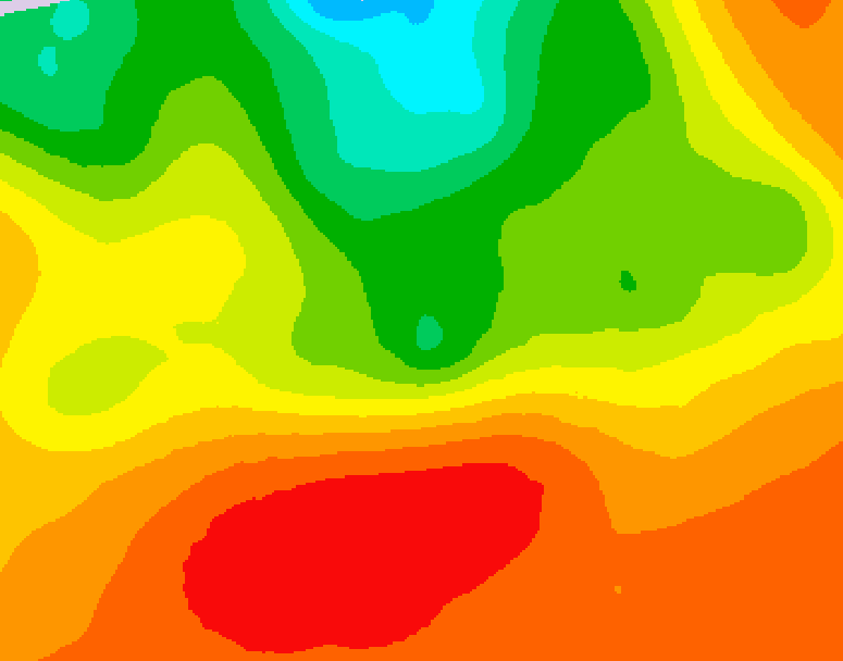 GDPS 500 millibar geopotential height 060 hour forecast chart for Canada based on 2026/07/11 1200Z data