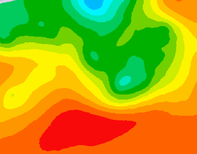 GDPS 500 millibar geopotential height 084 hour forecast chart for Canada based on 2026/07/11 1200Z data