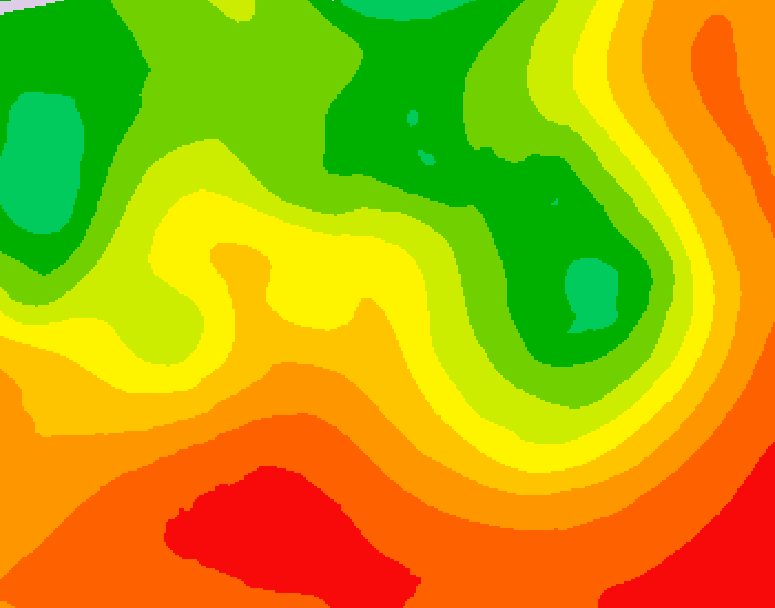 GDPS 500 millibar geopotential height 156 hour forecast chart for Canada based on 2026/07/11 1200Z data