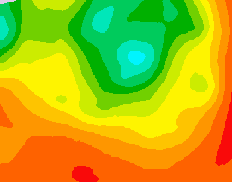 GDPS 500 millibar geopotential height 228 hour forecast chart for Canada based on 2026/07/11 1200Z data