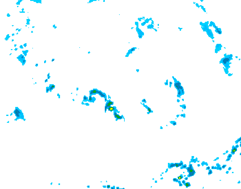 GDPS precipitation 060 hour forecast chart for Canada based on 2026/07/11 0000Z data
