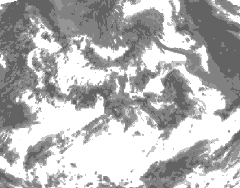 GDPS total cloud 060 hour forecast chart for Canada based on 2026/07/11 0000Z data