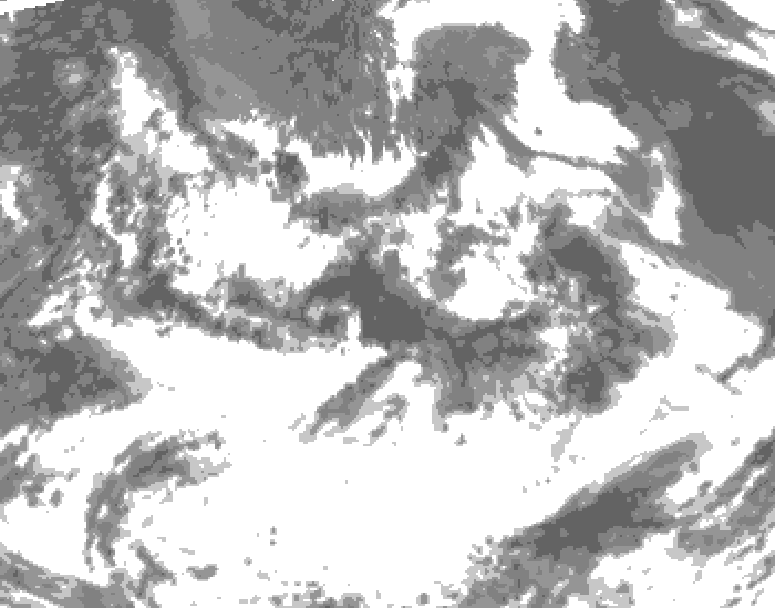 GDPS total cloud 066 hour forecast chart for Canada based on 2026/07/11 0000Z data