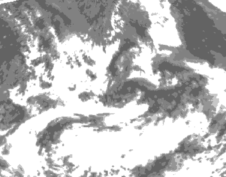 GDPS total cloud 084 hour forecast chart for Canada based on 2026/07/11 0000Z data
