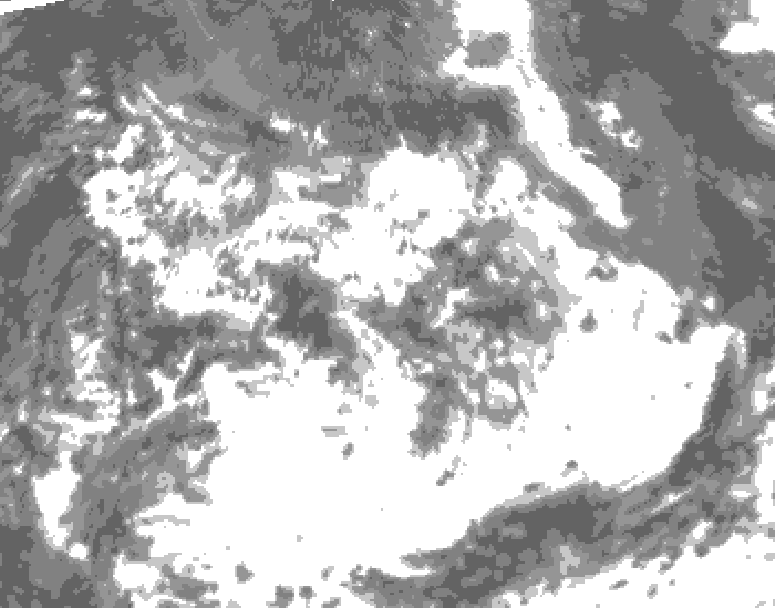 GDPS total cloud 024 hour forecast chart for Canada based on 2026/07/11 1200Z data