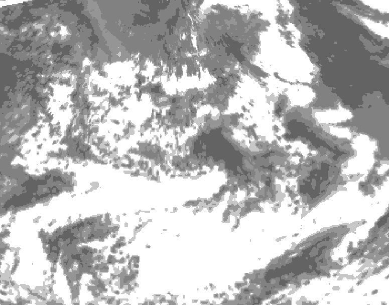 GDPS total cloud 060 hour forecast chart for Canada based on 2026/07/11 1200Z data