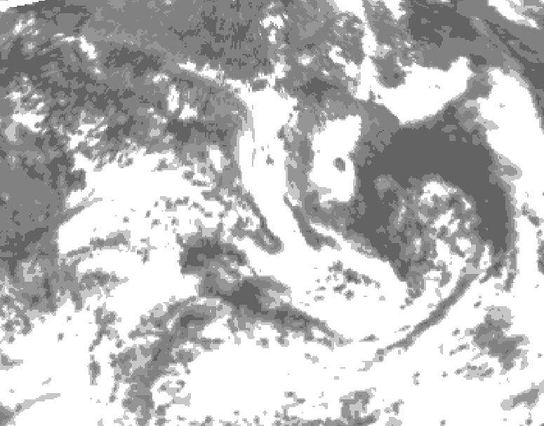 GDPS total cloud 108 hour forecast chart for Canada based on 2026/07/11 1200Z data