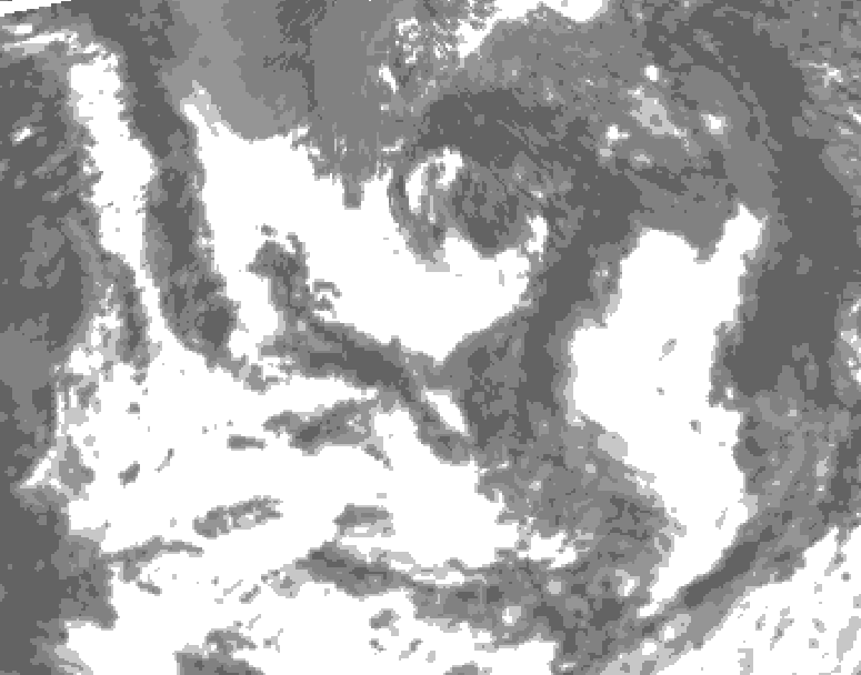 GDPS total cloud 216 hour forecast chart for Canada based on 2026/07/11 1200Z data