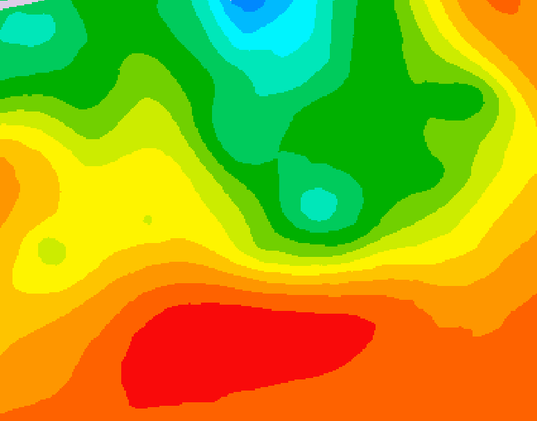 GDPS 500 millibar geopotential height 060 hour forecast chart for Canada based on 2026/07/12 0000Z data