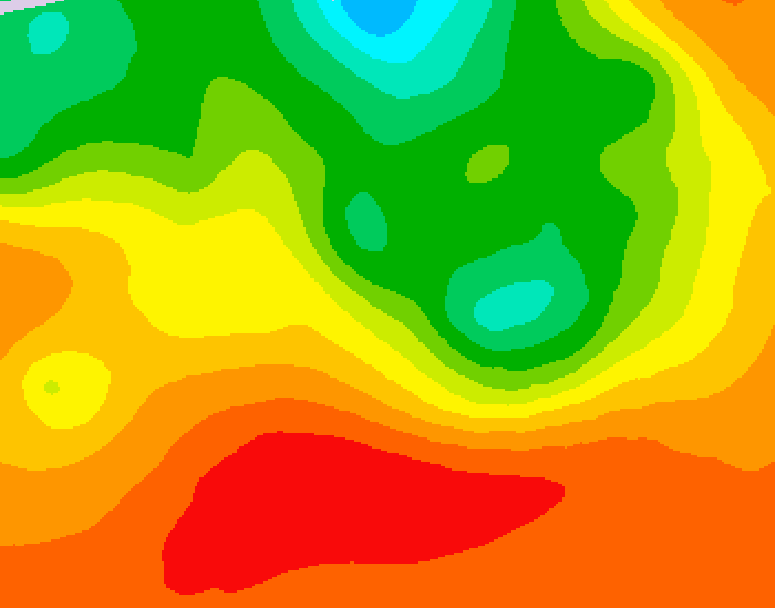 GDPS 500 millibar geopotential height 072 hour forecast chart for Canada based on 2026/07/12 0000Z data