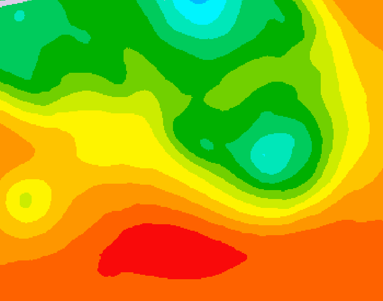 GDPS 500 millibar geopotential height 084 hour forecast chart for Canada based on 2026/07/12 0000Z data