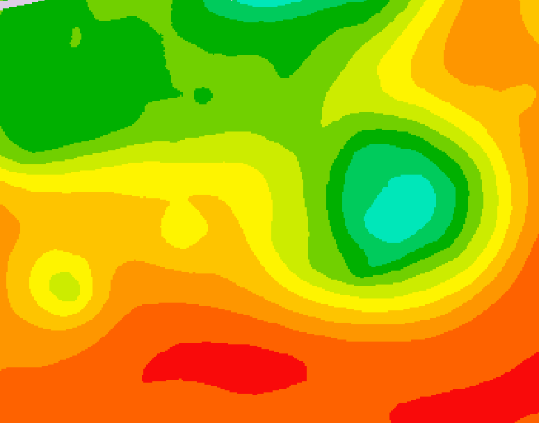 GDPS 500 millibar geopotential height 114 hour forecast chart for Canada based on 2026/07/12 0000Z data