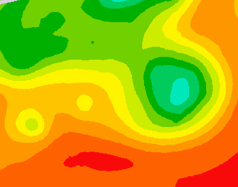 GDPS 500 millibar geopotential height 120 hour forecast chart for Canada based on 2026/07/12 0000Z data