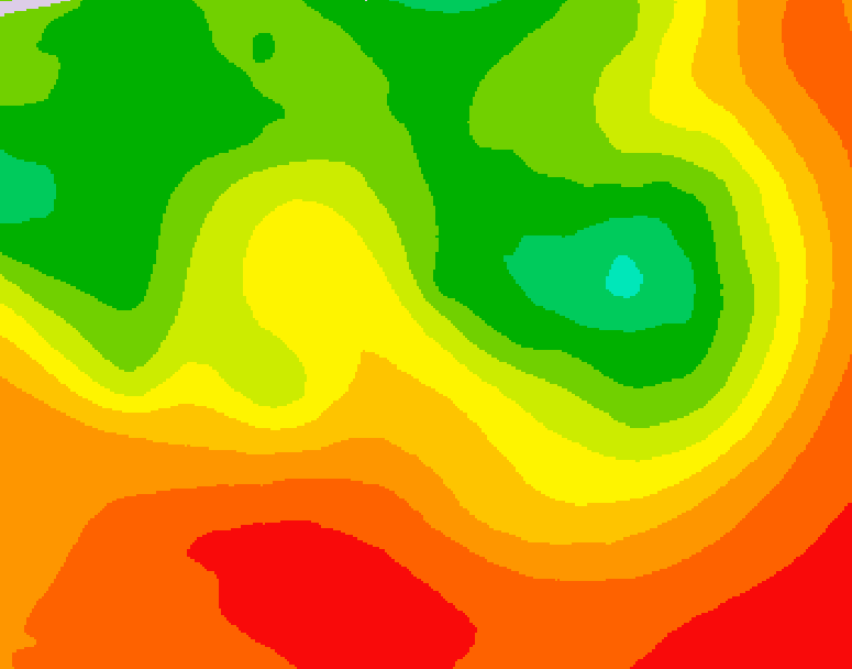 GDPS 500 millibar geopotential height 162 hour forecast chart for Canada based on 2026/07/12 0000Z data