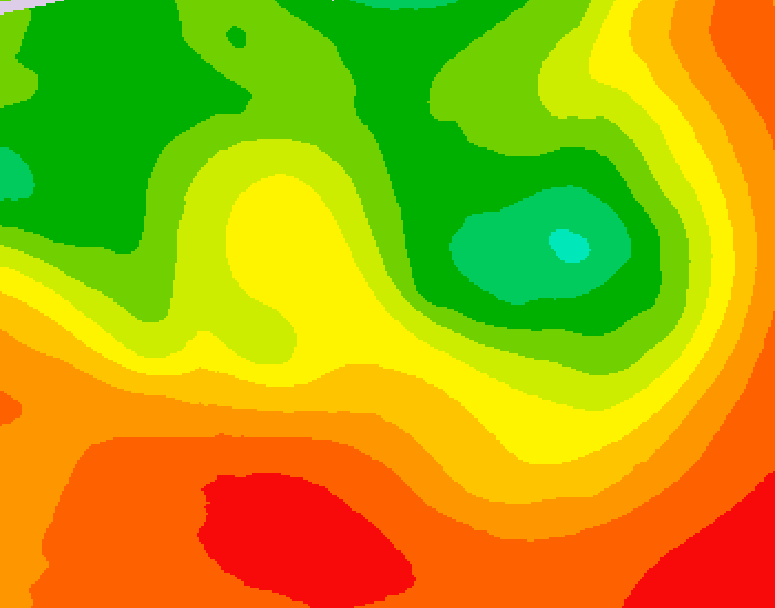 GDPS 500 millibar geopotential height 168 hour forecast chart for Canada based on 2026/07/12 0000Z data