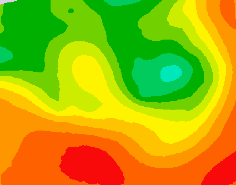 GDPS 500 millibar geopotential height 174 hour forecast chart for Canada based on 2026/07/12 0000Z data
