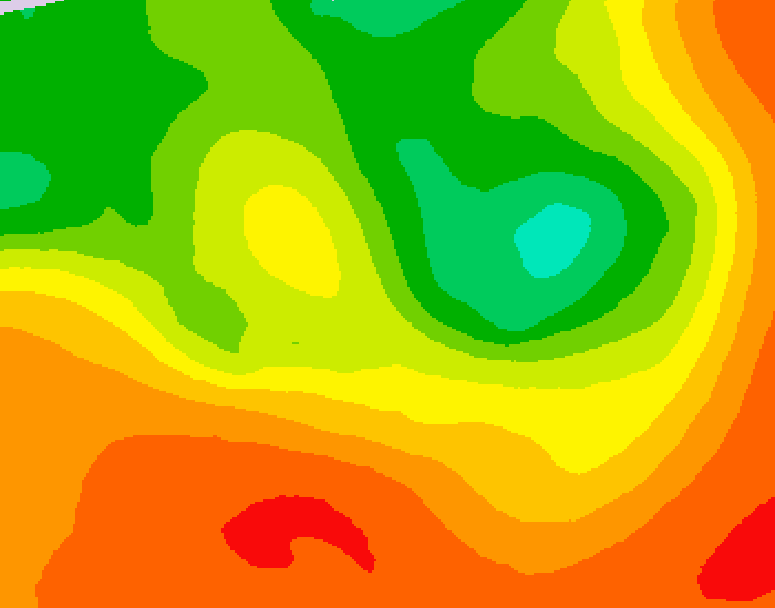 GDPS 500 millibar geopotential height 180 hour forecast chart for Canada based on 2026/07/12 0000Z data