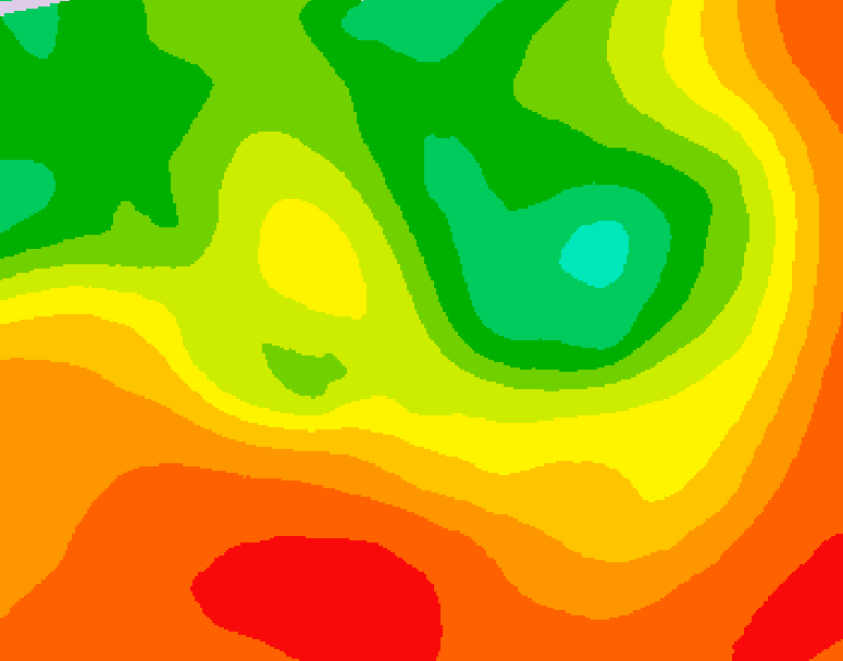 GDPS 500 millibar geopotential height 186 hour forecast chart for Canada based on 2026/07/12 0000Z data