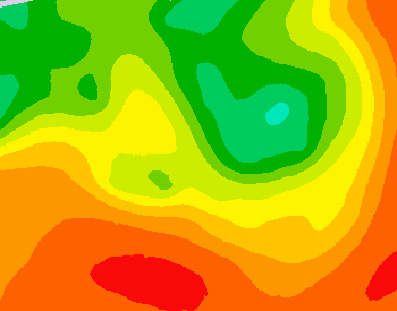 GDPS 500 millibar geopotential height 192 hour forecast chart for Canada based on 2026/07/12 0000Z data