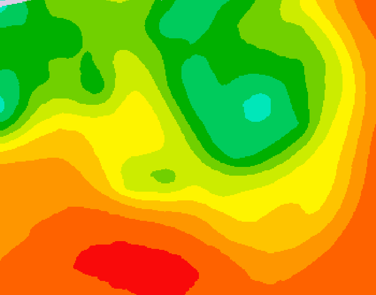 GDPS 500 millibar geopotential height 198 hour forecast chart for Canada based on 2026/07/12 0000Z data
