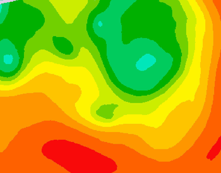 GDPS 500 millibar geopotential height 210 hour forecast chart for Canada based on 2026/07/12 0000Z data