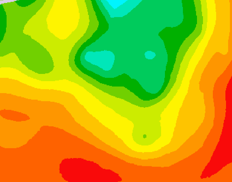 GDPS 500 millibar geopotential height 240 hour forecast chart for Canada based on 2026/07/12 0000Z data