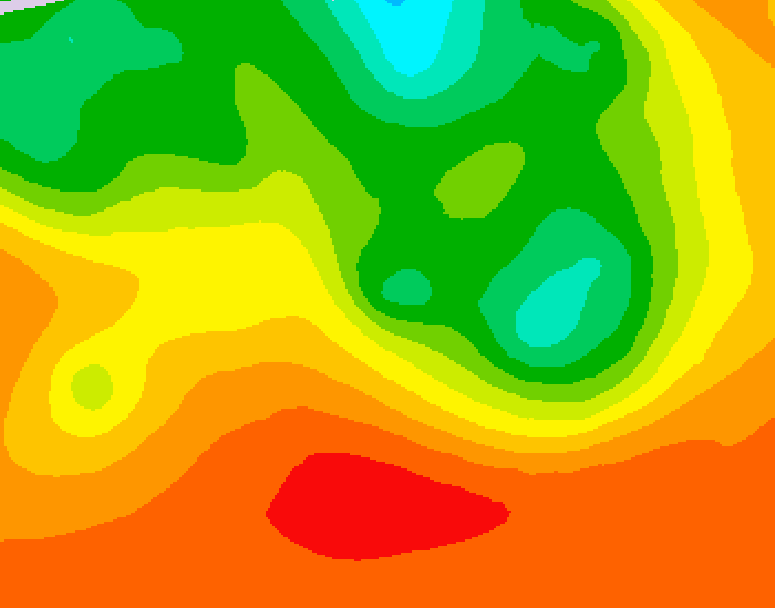 GDPS 500 millibar geopotential height 072 hour forecast chart for Canada based on 2026/07/12 1200Z data