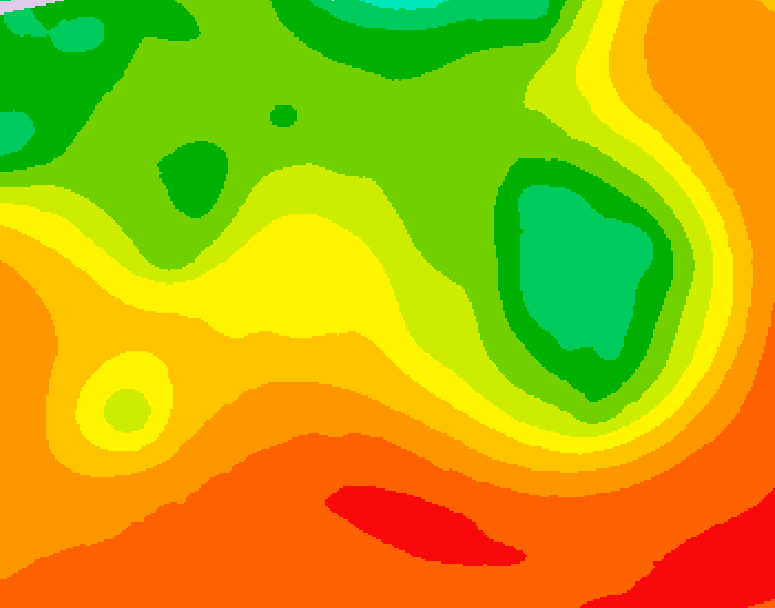 GDPS 500 millibar geopotential height 108 hour forecast chart for Canada based on 2026/07/12 1200Z data
