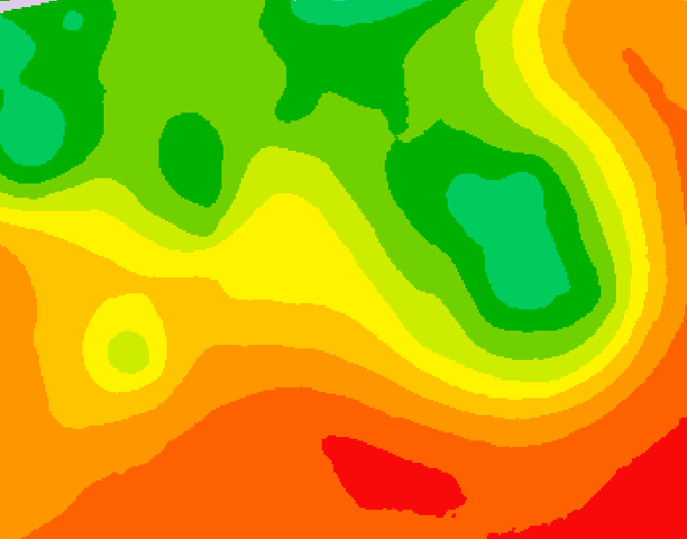 GDPS 500 millibar geopotential height 120 hour forecast chart for Canada based on 2026/07/12 1200Z data