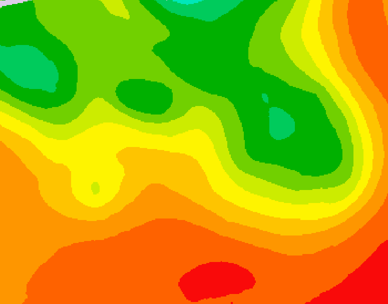 GDPS 500 millibar geopotential height 144 hour forecast chart for Canada based on 2026/07/12 1200Z data