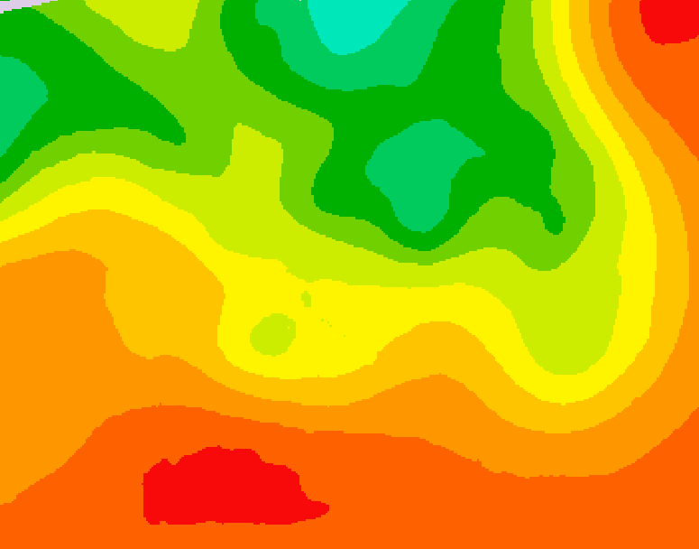 GDPS 500 millibar geopotential height 180 hour forecast chart for Canada based on 2026/07/12 1200Z data