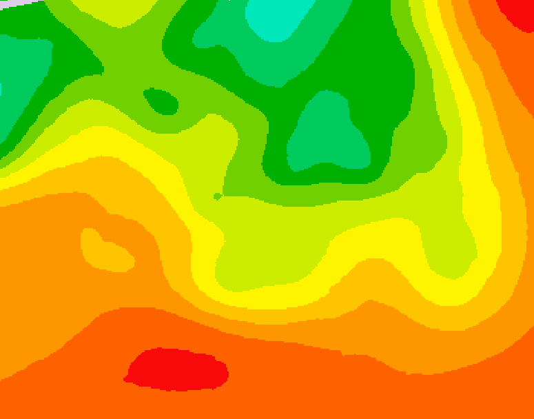 GDPS 500 millibar geopotential height 192 hour forecast chart for Canada based on 2026/07/12 1200Z data
