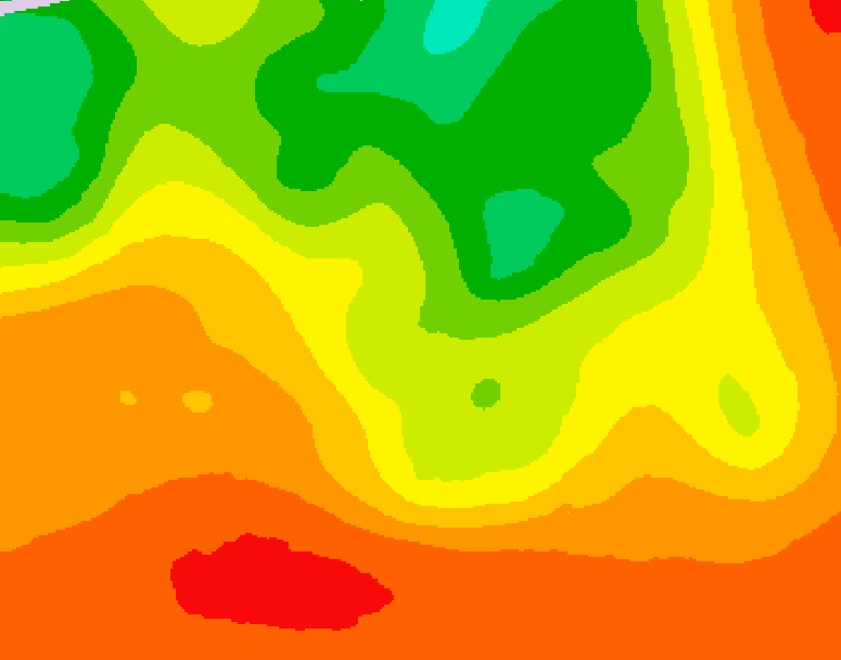 GDPS 500 millibar geopotential height 204 hour forecast chart for Canada based on 2026/07/12 1200Z data