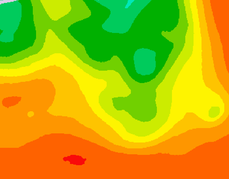 GDPS 500 millibar geopotential height 216 hour forecast chart for Canada based on 2026/07/12 1200Z data